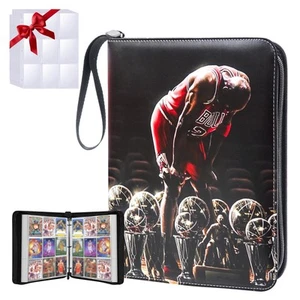 Basketball Card Binder,9 Pocket with 60 Sleeves up to 1080 Cards,Portable Wat... - Picture 1 of 6