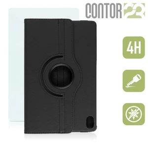 360° Schutzhülle Tasche matte Folie in SCHWARZ für 11.0" Lenovo Tab P11 TB-J606 - Bild 1 von 11