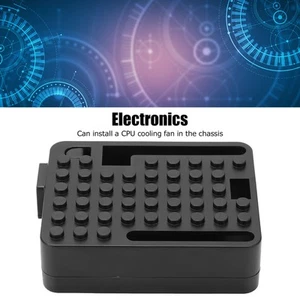 Development Board Shell ABS Protective Case With Reset Switch Computer Black✈ - Afbeelding 1 van 23
