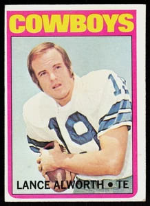 1972 Topps Lance Alworth #248 FOOTBALL CARD Dallas Cowboys - Picture 1 of 2