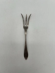 Monogrammed “H” Antique Sterling Silver LEMON FORK 4.25" - Picture 1 of 10