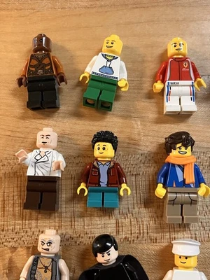 Lot 20 LEGO Minifigures City Workers Villains Custom  People - Image 1 of 4