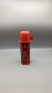 Termo Aladdin 1 Qt Rojo Negro Cuadros EE. UU. Camping Almuerzo Botella - Imagen 1 de 7