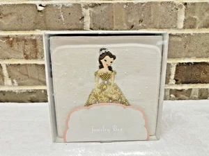 Pottery Barn Kids BELLE Disney Prinzessin Schmuckkästchen süß Glitzer Neu in Box - Bild 1 von 9