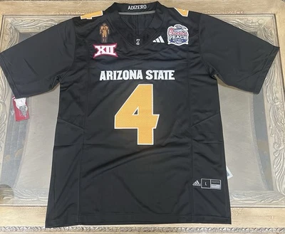 Camiseta Cam Skattebo NUEVA Para Hombres Grande Granate Negra Arizona State Giants ¡Envío a EE. UU.! Foto 1 de 4