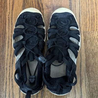 Sandalias informales Keen Moxie niños 3 niñas punta cerrada pescador negras agua Foto 1 de 4