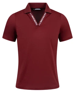 J. LINDEBERG DAMEN LORDE POLO GOLF MEDIUM CABERNET NEU MIT ETIKETT GWJT10728 - Bild 1 von 4