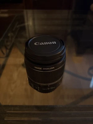 Canon EFS 18-55mm Lens Image Stabilizer with Macro 0.25M/0.8FT and Covers - Image 1 of 4