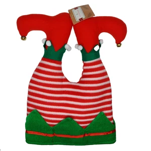 3D Elf Hat With Legs Christmas Funny Novelty Festive Xmas Party Fancy Dress Hat - Picture 1 of 1