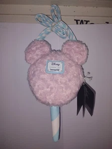 Brandneu Loungefly Minnie Mouse Rosa Plüsch Zuckerwatte Umhängetasche - Bild 1 von 8