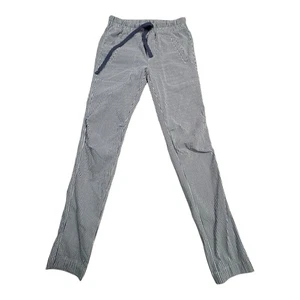 Shesta Striped Drawstring Waist Lounge Pants Womens X Small Blue White - Picture 1 of 12