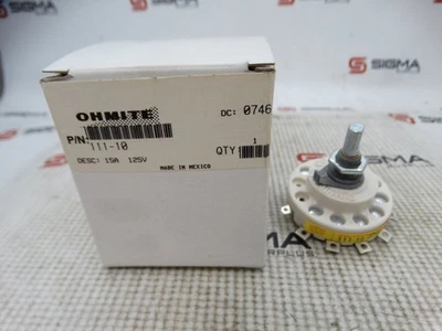 OHMITE 111-10 SWITCH - Image 1 of 4