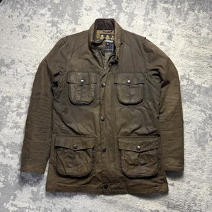 Barbour Men’s Corbridge Wax Jacket Rustic olive oiled country rain Jacket M - Picture 1 of 17