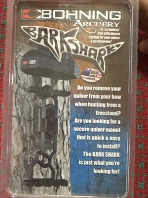 Bohning Archery Quiver Mount Bark Shark USA 🇺🇸 New - Image 1 of 4