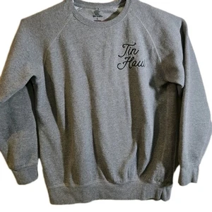 Tin Haul Western Sweatshirt Gray Large Unisex  Comfort Warm Classic  - Picture 1 of 10