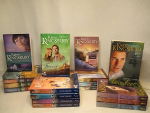 Karen Kingsbury Lot Of 18 Book Christian Inspirational Romance Baxter Family Set - Picture 1 of 24