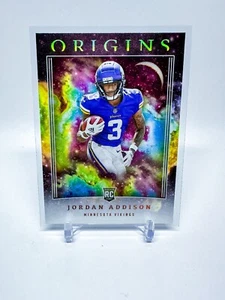 2023 PANINI ORIGINS FOOTBALL JORDAN ADDISON RC BASE #112 VIKINGS - Picture 1 of 4