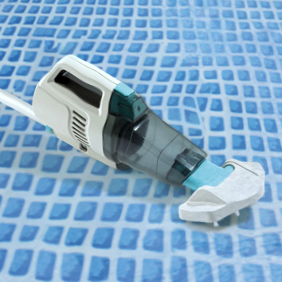 Poolsauger INTEX ZR200 Pool Akkusauger Bodensauger + Stange + LED + Mikrofilter - Bild 1 von 4
