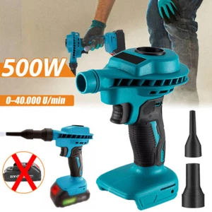 Für 18V Makita Akku Bläser Luftpumpe Gebläse Staubgebläse Handstaubsauger 2 IN 1 - Afbeelding 1 van 20