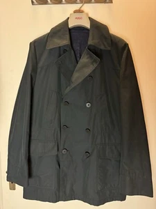 Hugo Boss Mantel Trenchcoat Coat Navy dunkelblau Jacke Zweireiher L - Bild 1 von 12