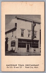 Mackinaw Trail Restaurant Reed City MI Michigan Large Coca Cola Coke Sign PC K11 - Picture 1 of 3