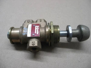 NUOVA VALVOLA MANUALE SCHRADER SOFFIETTO M08721851 2 POS 3 VIE 200PSI 1/4 NPT P9091 - Foto 1 di 4