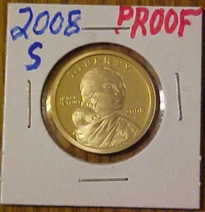 2008-S Gem Proof Sacagawea Dollar - Picture 1 of 2