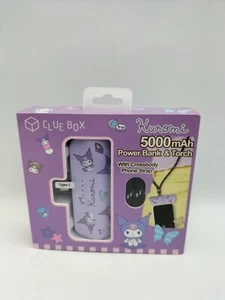Sanrio Kuromi Powerbank Ladegerät Typ C Ladegerät 5000mAh mit Beleuchtung Schnellladung - Bild 1 von 2