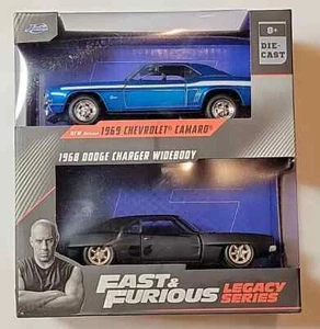 Jada, Fast and Furious, 1969 Camaro & 1968 Charger Widebody, 1:32, 1/32 Model. - Picture 1 of 5