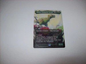 Ghalta, Stampede Tyrant (Borderless) The Lost Caverns Of Ixalan NM Free Shipping - Picture 1 of 3