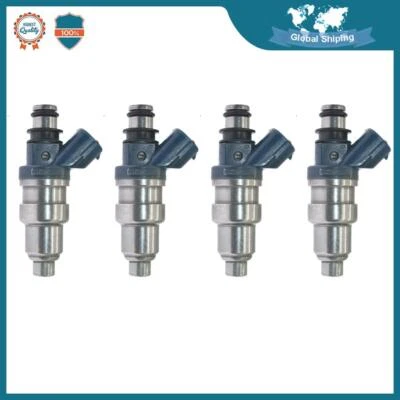 4 топливных форсунки 23250-15010 подходят для 1991-1994 Toyota Tercel 1,5 л Corona - Изображение 1 из 4