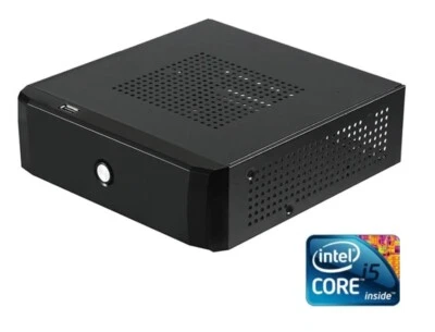 Intel Core i5 PC HTPC Slim SFF Mini Small Computer HDMI 500GB SSD Multi Display - Image 1 of 4