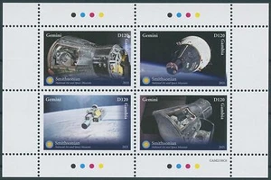 Gambia 2021 MNH Space Stamps Smithsonian Museum Progetto Gemini NASA 4v M/S I - Foto 1 di 1