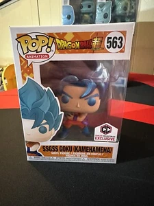 Funko Pop DBZ Super SSGSS Goku (Kamehameha) #563 Cáliz Exclusivo Metálico - Imagen 1 de 6