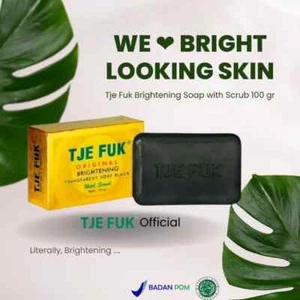 2 PCS TJE FUK - Brightening Face and Body Soap (Black) 100 gr - Face and Body So - Picture 1 of 3