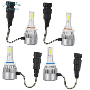 9005 & 9006 Combo 160W 16000LM  LED Headlight Kit High & Low Beam Light Bulbs - Picture 1 of 4