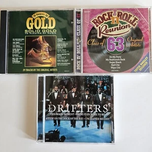 3 CD Lot #AAW: 70 Ounces Of Solid Gold Drifters Rock n Roll Reunion Class Of 63 - Imagen 1 de 10