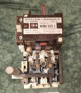 Cutler Hammer A10C-1 NEMA Size 1 Contactor with Overloads (45371-D2) - Picture 1 of 7