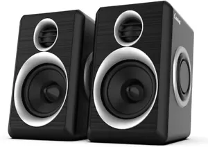 Computer Speakers 2.0 PC 3.5mm Aux Input USB-Powered Pair Desktop Speakers with - Picture 1 of 5
