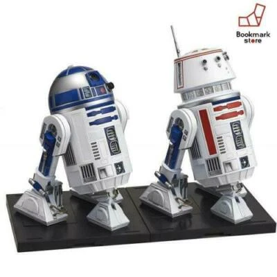 BANDAI STAR WARS 1/12 R2-D2 & R5-D4 Plastic Model from Japan - Image 1 of 4