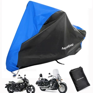 Motorcycle Cover Waterproof Heavy Duty For Kawasaki Vulcan 900 2000 Classic LT - Picture 1 of 12