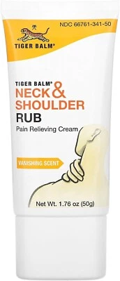 BÁLSAMO DE TIGRE FROTAR CUELLO Y HOMBRO, crema para aliviar el dolor, músculo, dolor de espalda 1,76 oz Foto 1 de 3