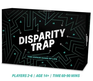 Disparity Trap board Game ~ The Unfair Game Of Life ~ New Sealed Box! - Picture 1 of 11