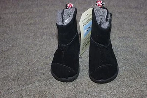 Toms Black Baby Boots - Size 2 - NEW (No Box) - Picture 1 of 6