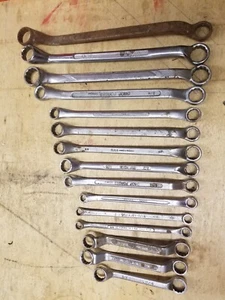 Diverses Konvolut 15 Offset Ringschlüssel - Bild 1 von 2