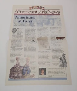 Vtg American Girls News Official Newspaper Vol 3 Issue 6 Dec98/Jan99 Dolls - Picture 1 of 6
