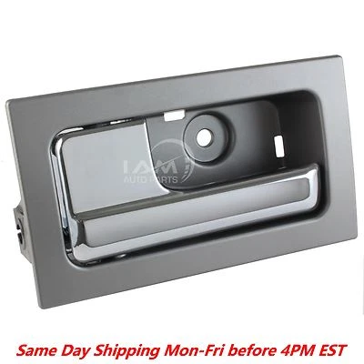 Manija de puerta interior cromada delantera o trasera izquierda/conductor para Ford F150 09-14 Foto 1 de 4