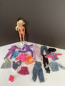 Vintage 1995 GYMNAST STACIE Little Sister Barbie  Jointed Clothes Huge Lot Rare