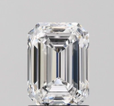 1.90 CT Emerald Cut Lab Grown CVD Diamond - Image 1 of 4