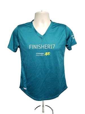 Jersey verde medio para mujer JP Morgan Finisher 2017 Foto 1 de 4
